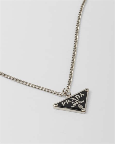 prada chain men|Prada necklace price.